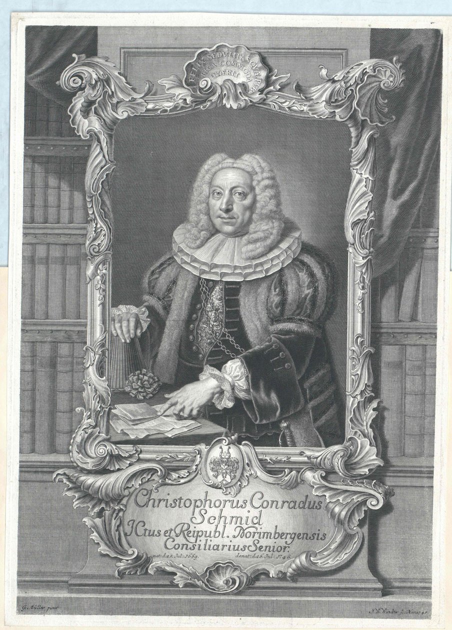 Christoph Conrad Schmid by Artist Unknown