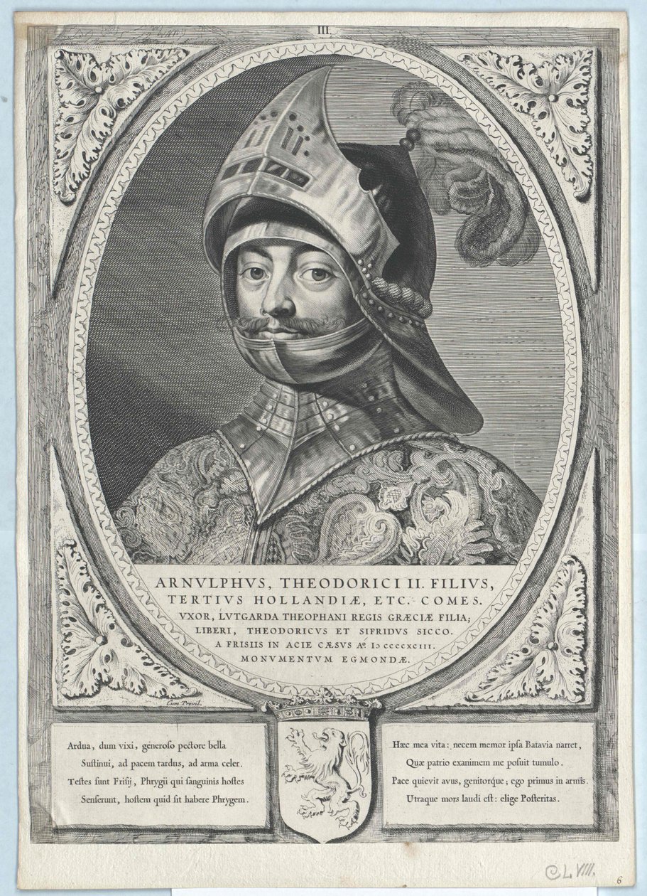 Count of Holland Arnulf II by Artist Unknown