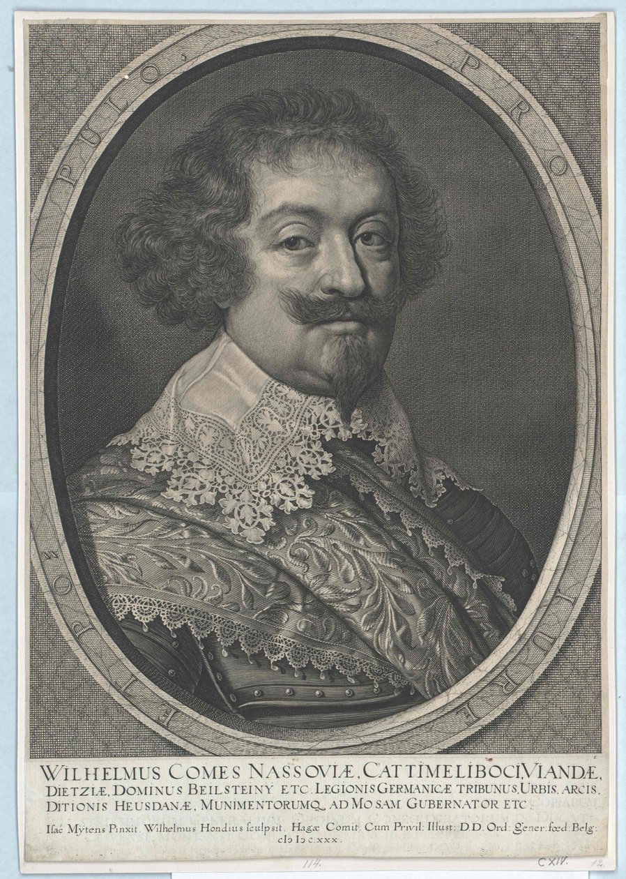 Count of Nassau-Siegen Wilhelm (print) by Artist Unknown