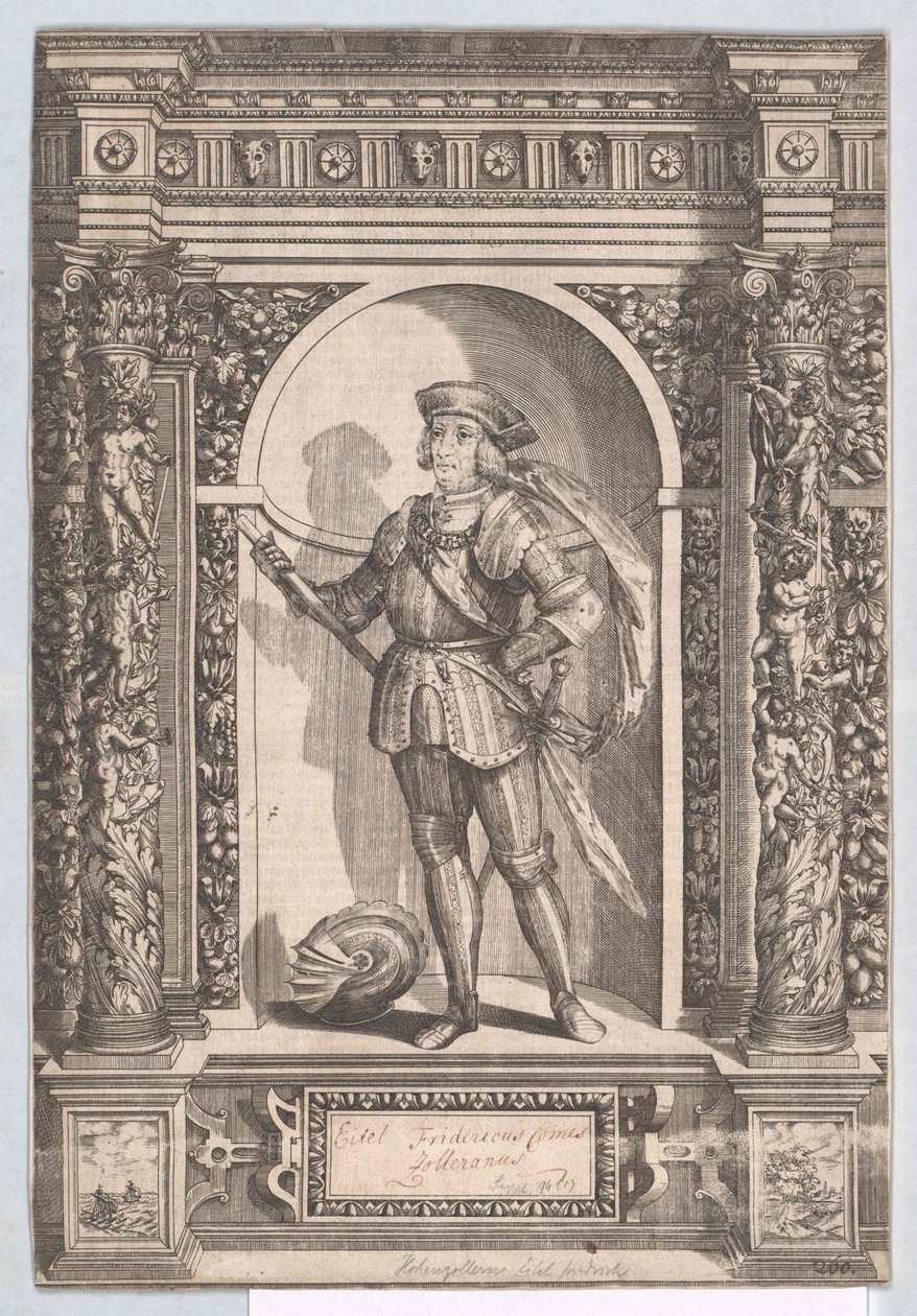 Count Eitel Frederick II of Zollern by Artist Unknown