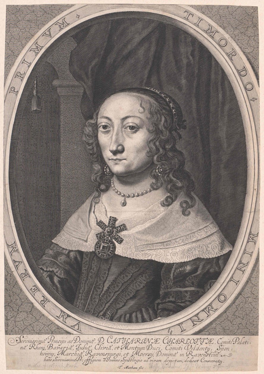 Countess Catherine Charlotte of Zweibrücken by Artist Unknown