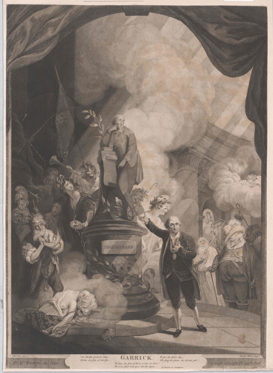 David Garrick by Artist Unknown: Premium art reproduction