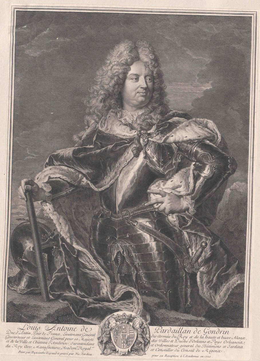 Duke of Antin Pardaillan de Gondrin by Artist Unknown