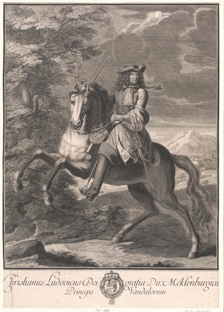 Duke Christian Louis I of Mecklenburg-Schwerin by Artist Unknown