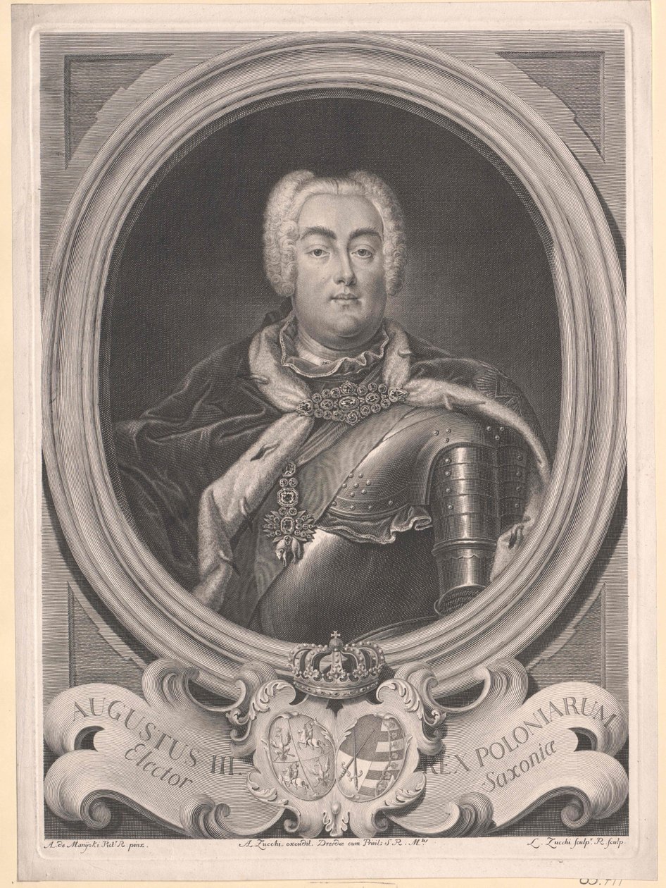 Elector of Saxony Frederick Augustus II by Artist Unknown