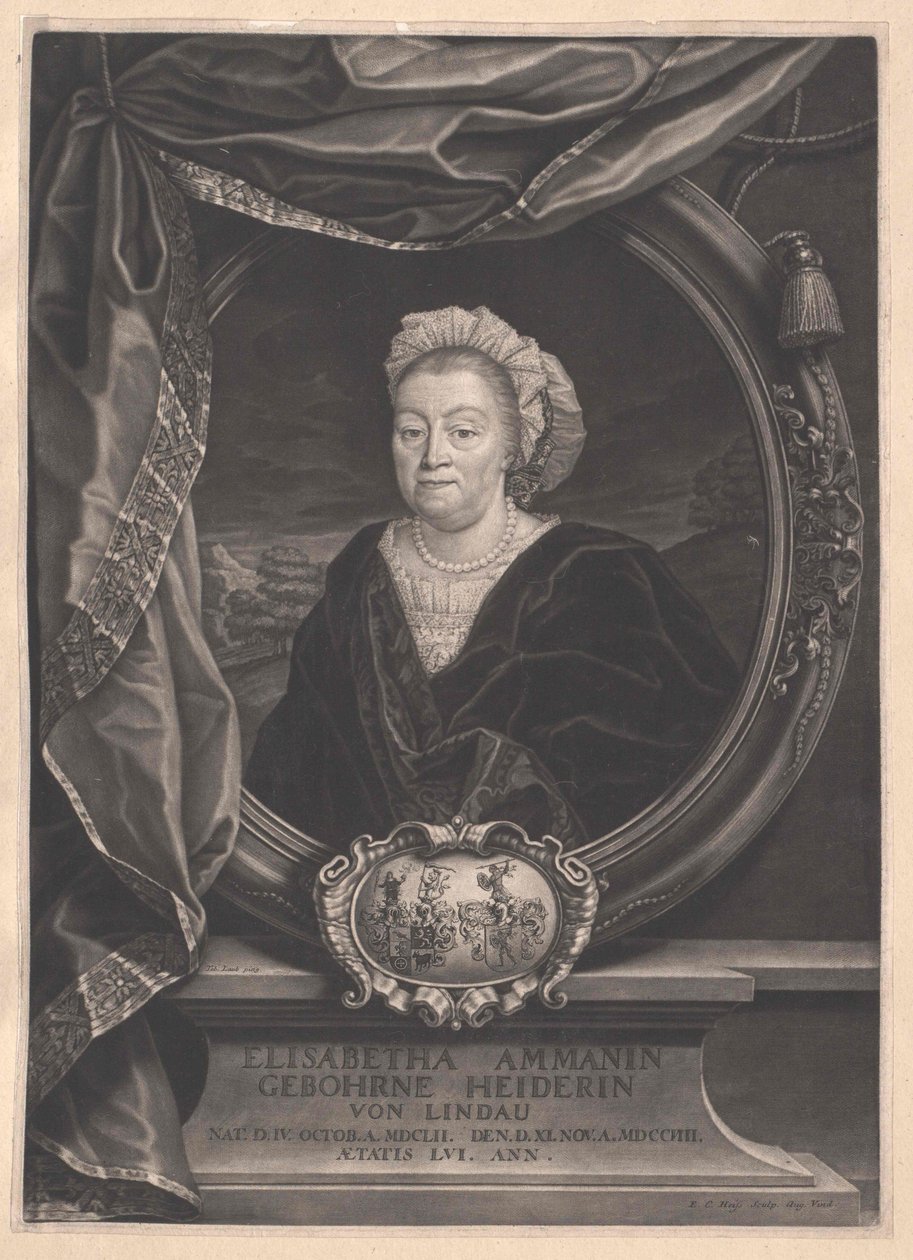 Elisabetha Heider by Artist Unknown