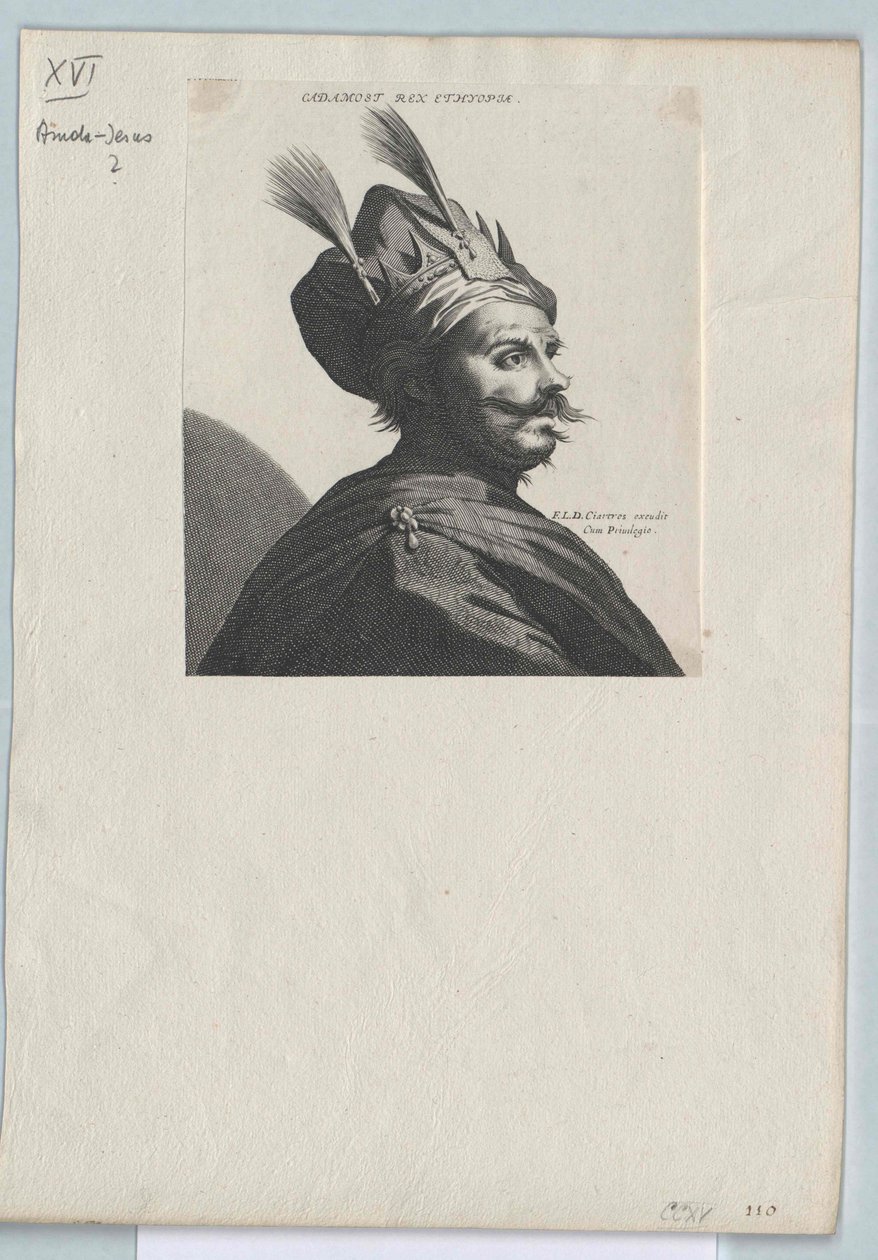 Emperor of Abyssinia Amda-Jesus (print) by Artist Unknown