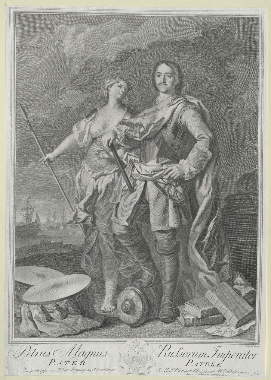 Emperor of Russia Peter I the Great by Artist Unknown
