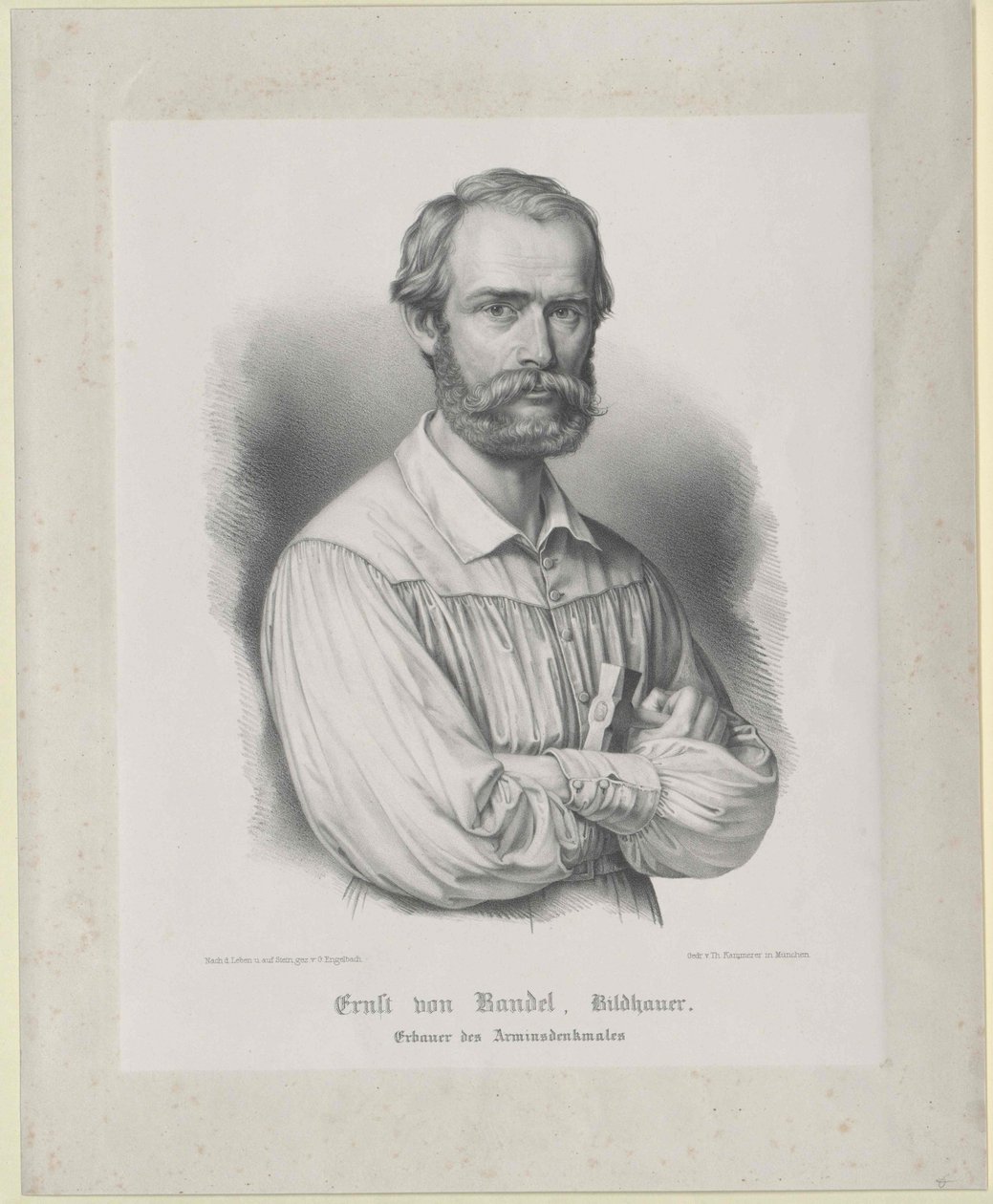 Ernst von Bandel by Artist Unknown