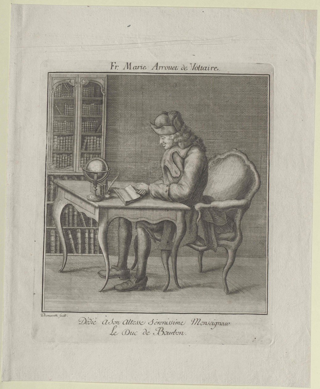 François Marie Arouet Voltaire by Artist Unknown