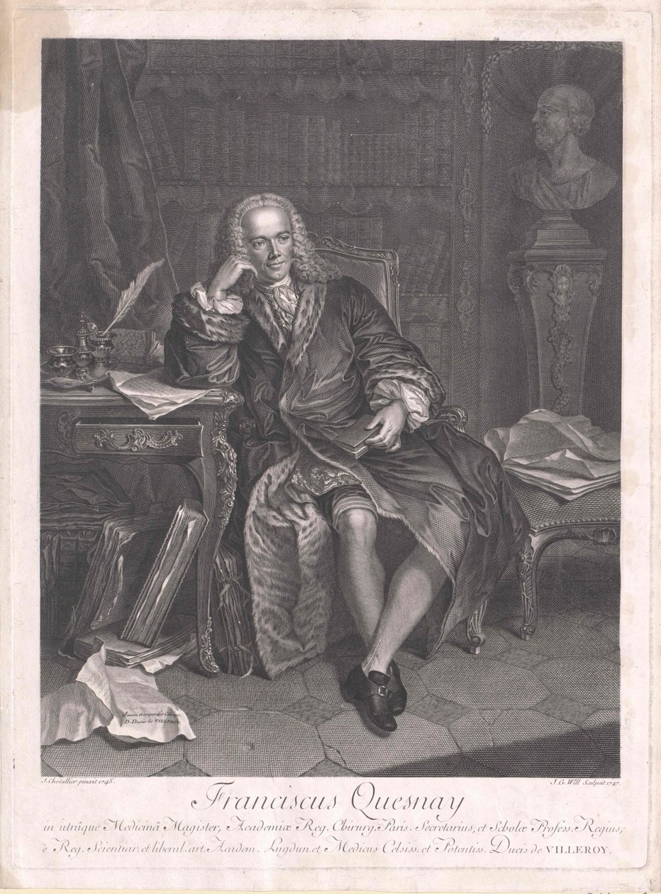 François Quesnay by Artist Unknown