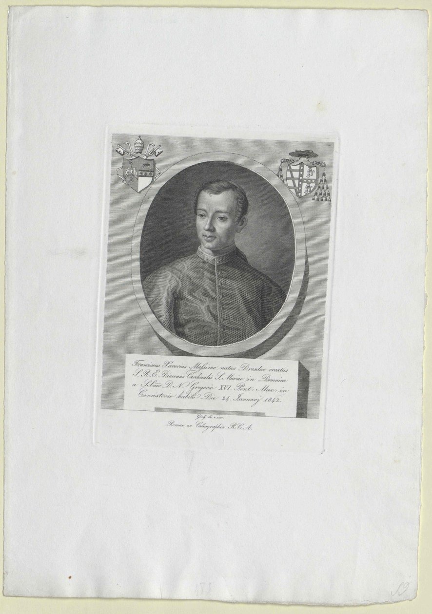 Francesco Saverio Principe Massimo by Artist Unknown