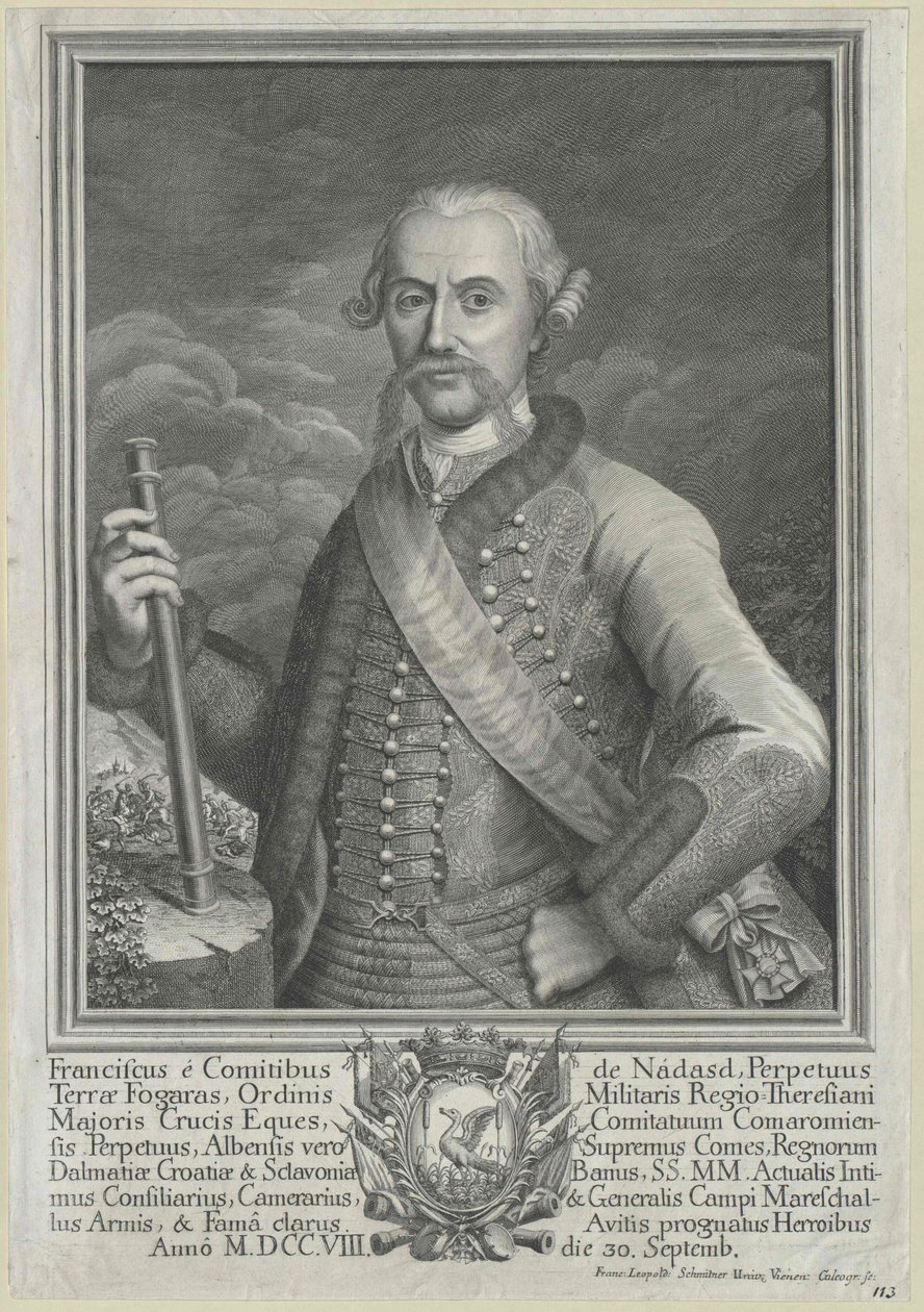 Count Franz Nádasdy-Nádasd-Fogaras by Artist Unknown