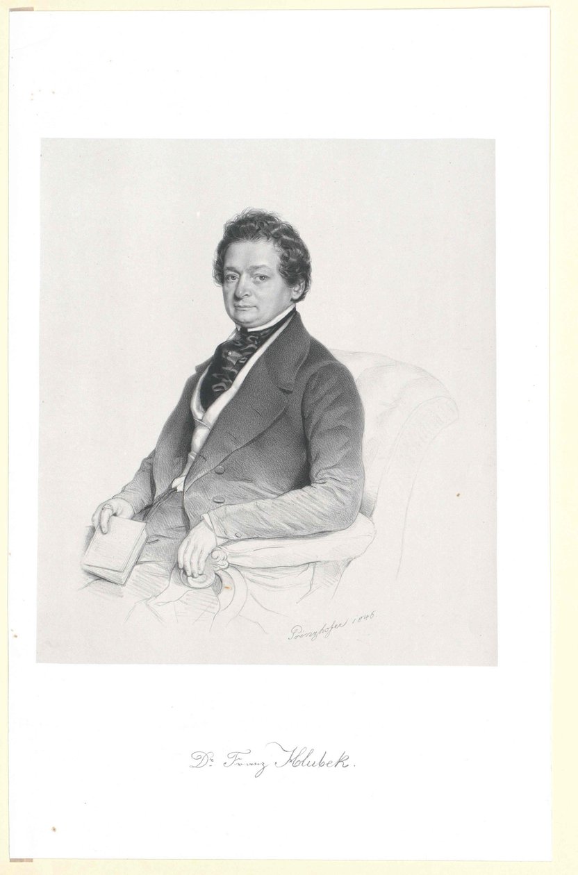 Franz Knight von Hlubek by Artist Unknown