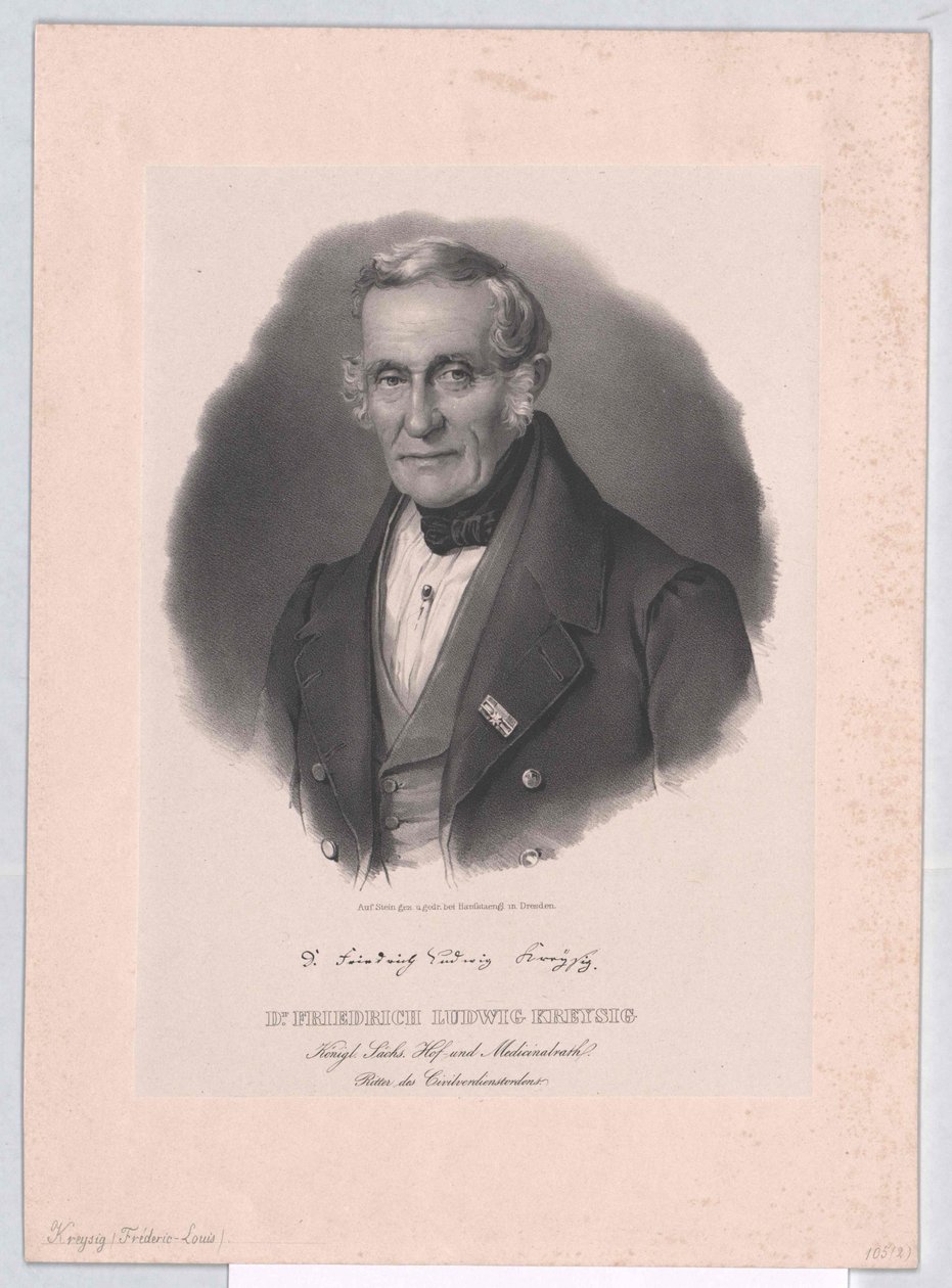 Friedrich Ludwig Kreysig by Artist Unknown