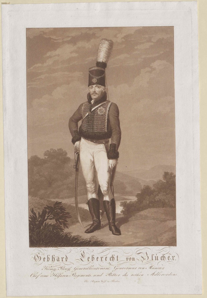 Gebhard Lebrecht Blücher by Artist Unknown