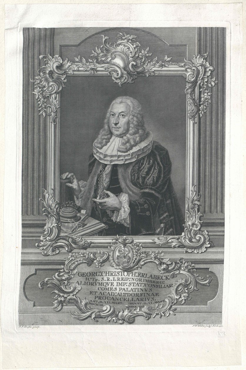 George Christoph Erlabeck by Artist Unknown