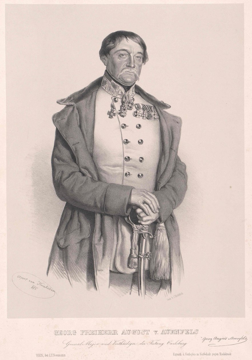 George Baron August von Auenfels by Artist Unknown