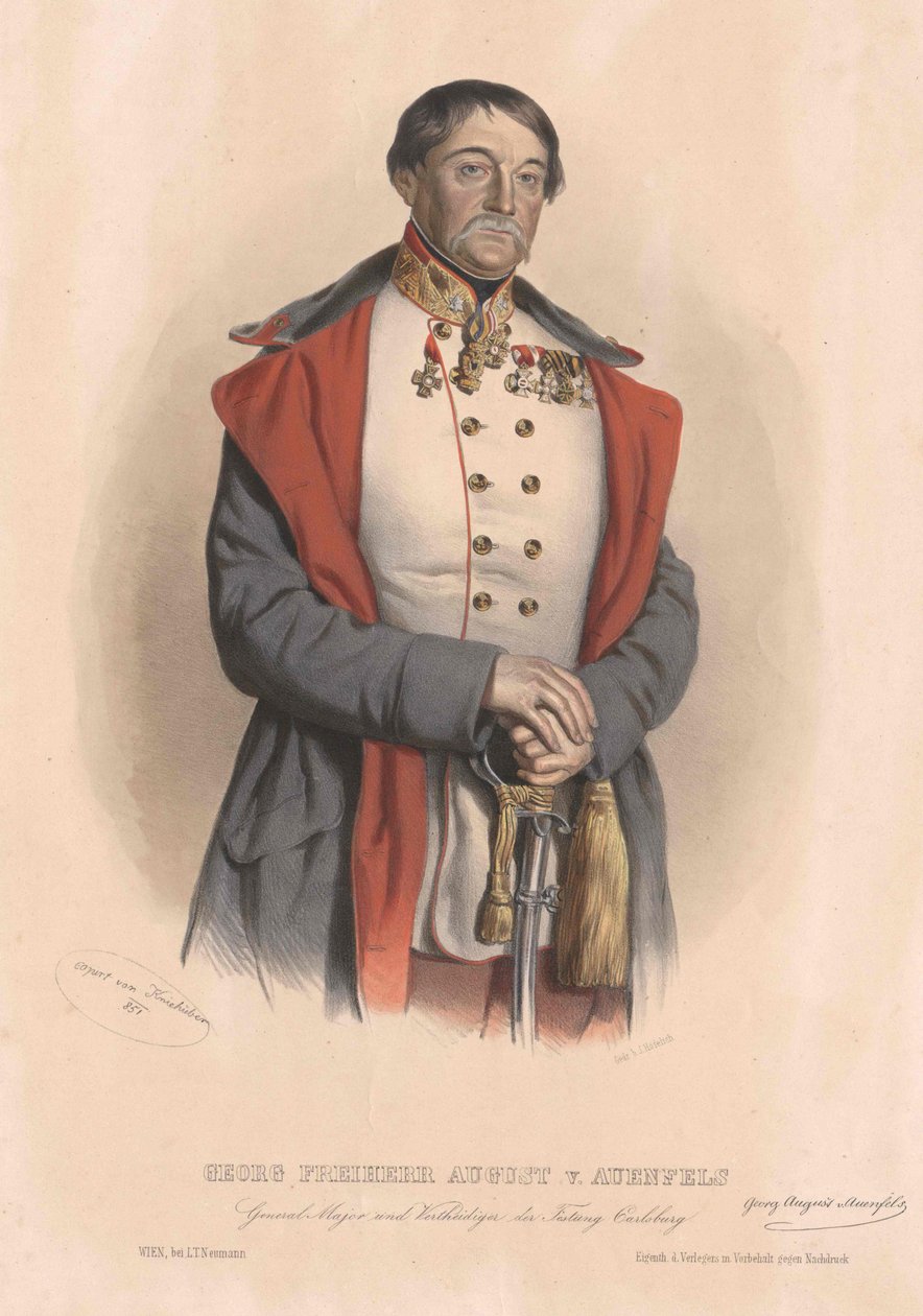 George Baron August von Auenfels by Artist Unknown
