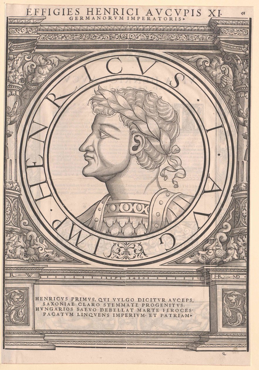 German King Henry I by Artist Unknown