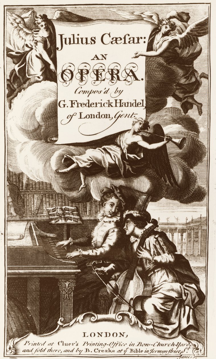 Julius Caesar in Egypt by Georg Friedrich Handel by Artist Unknown