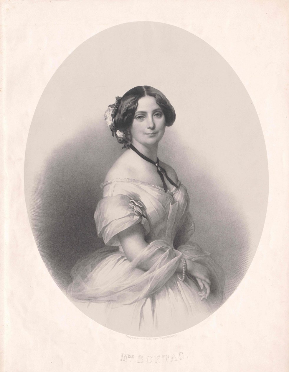 Henriette Gertrude Walpurgis Sontag by Artist Unknown
