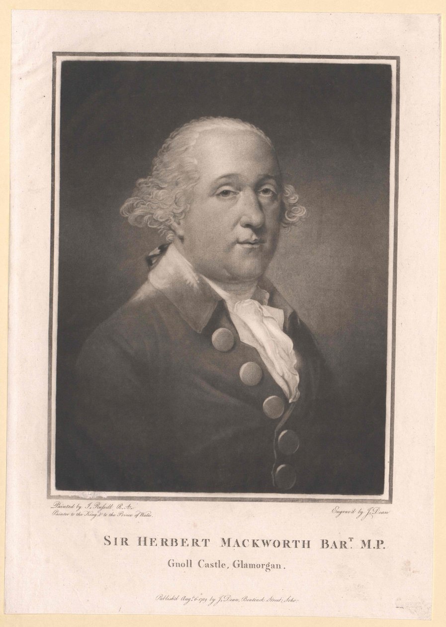 Herbert Baronet Mackworth by Artist Unknown