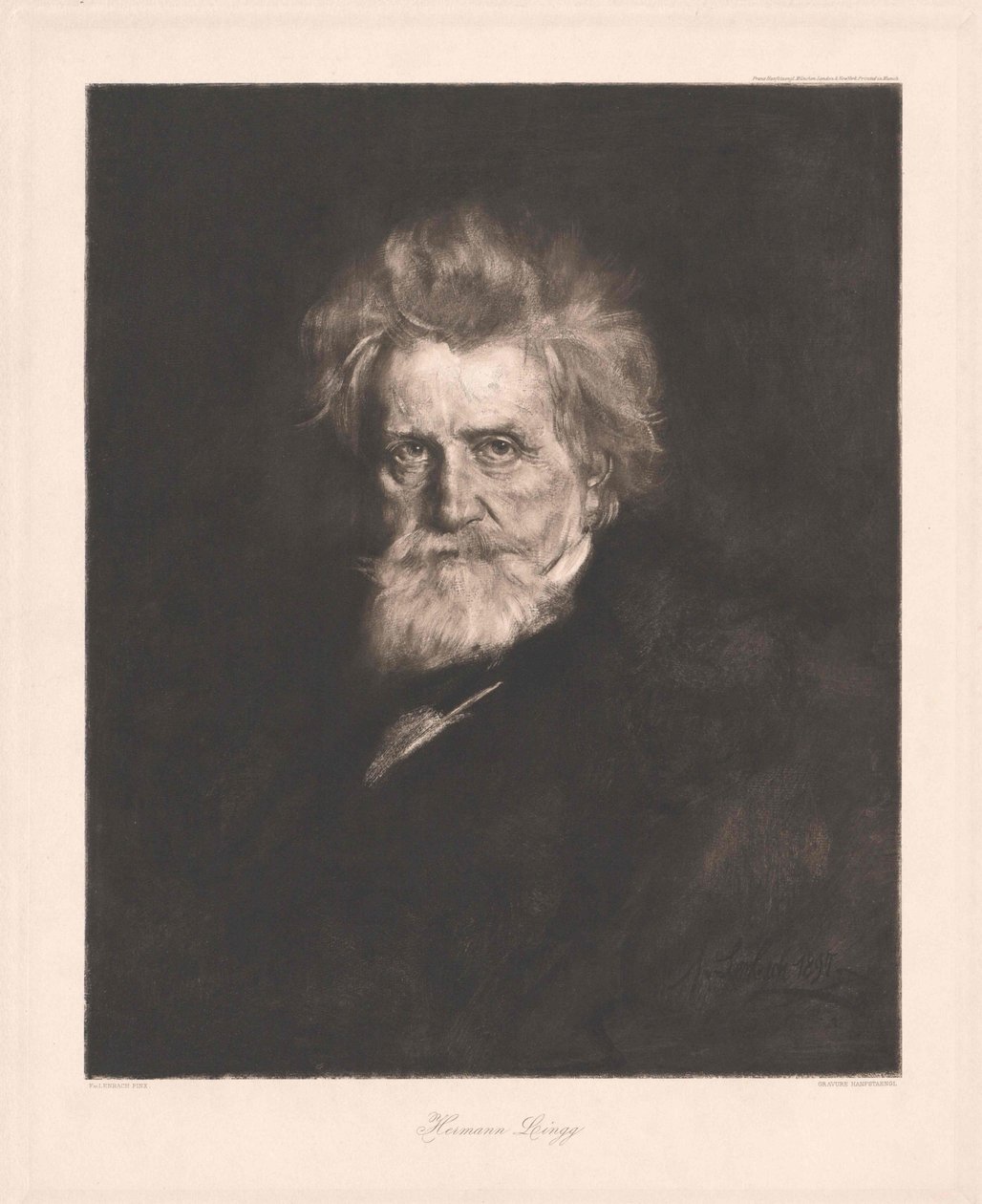 Hermann von Lingg by Artist Unknown