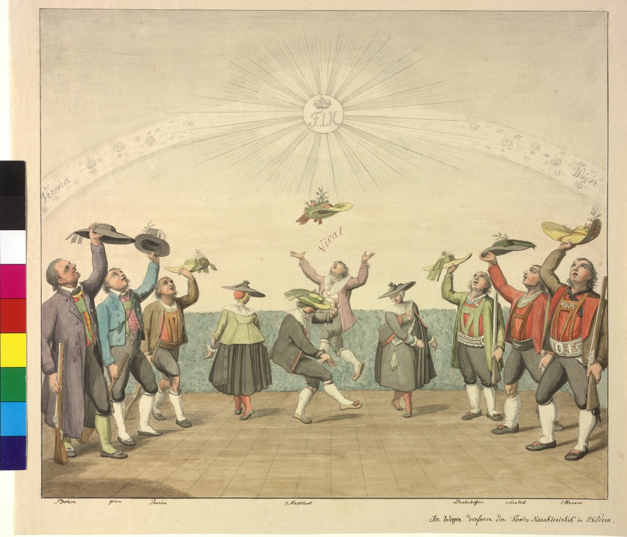 Homage to Emperor Franz I by the Tyrolese by Artist Unknown