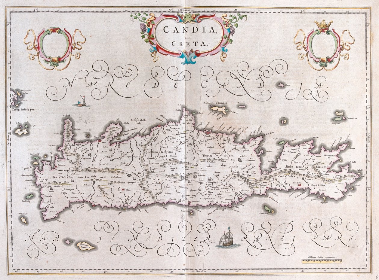 Island of Crete by Artist Unknown