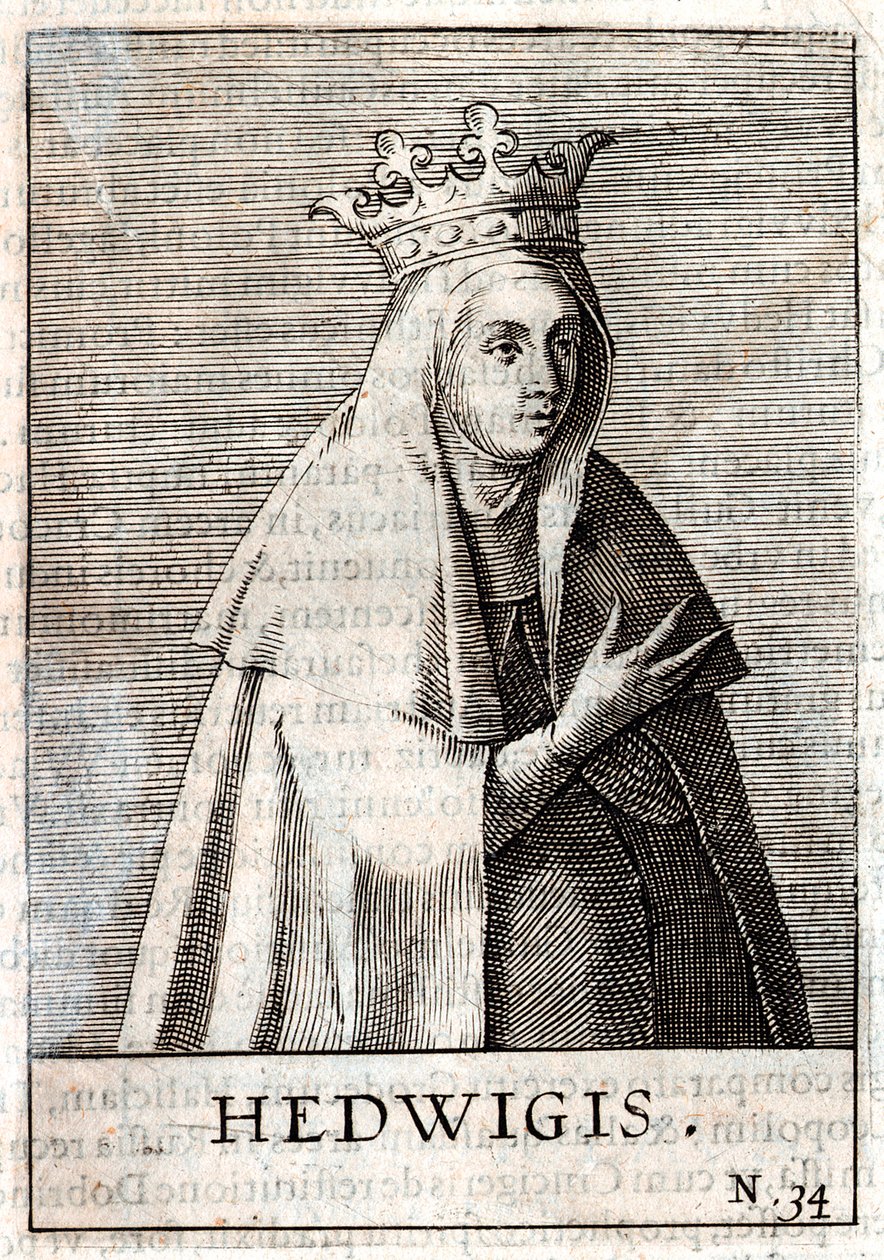 Jadwiga of Poland (engraving) by Artist Unknown