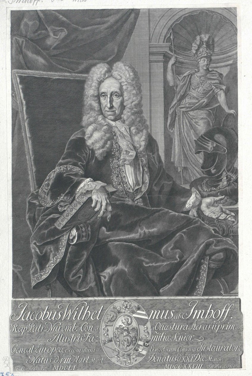 Jakob Wilhelm Imhof by Artist Unknown