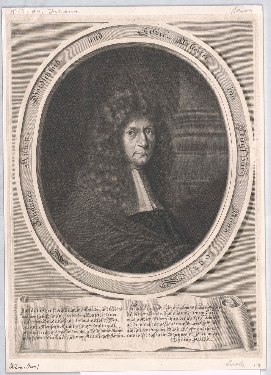 Johann Baptist Kilian by Artist Unknown