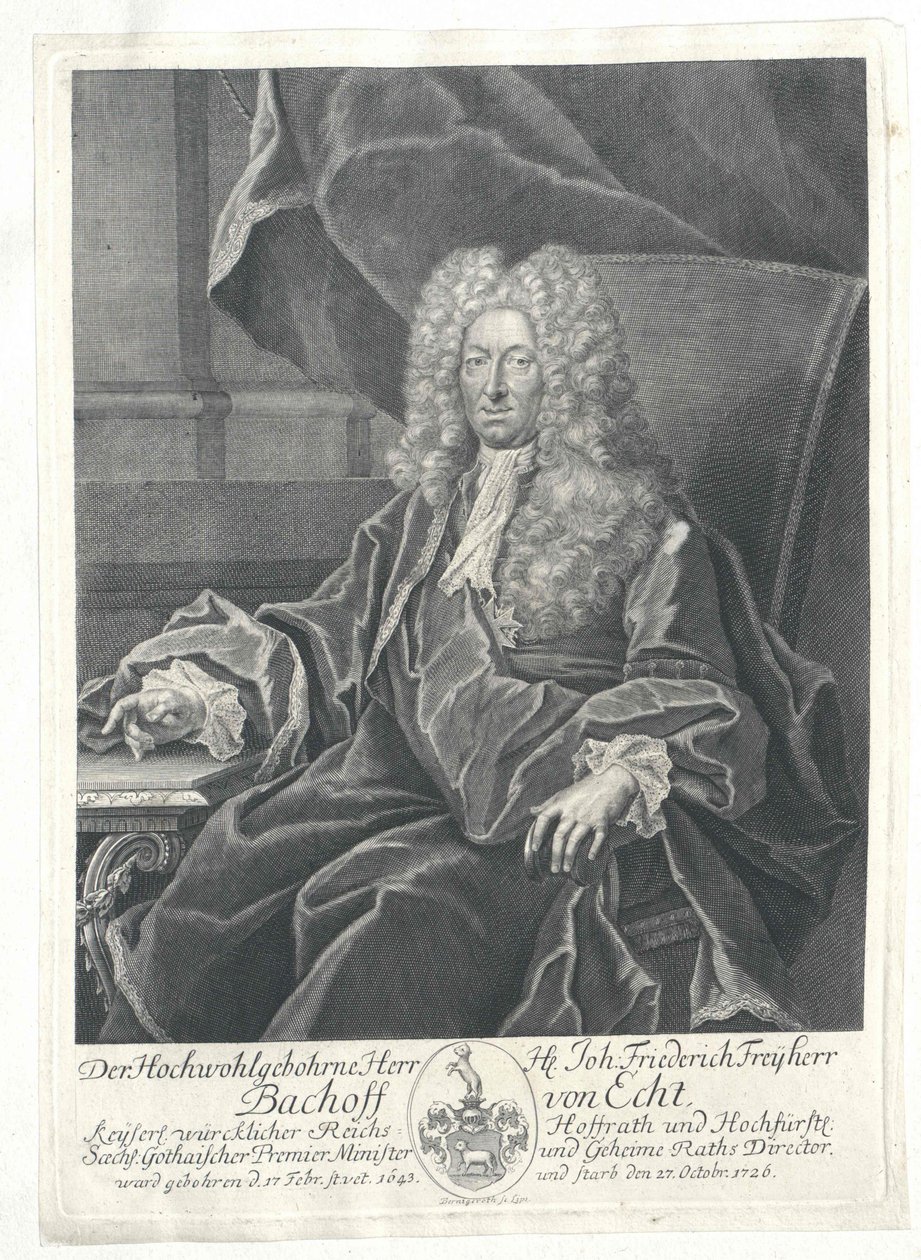 Baron Johann Frederick Bachoff of Lifelike by Artist Unknown