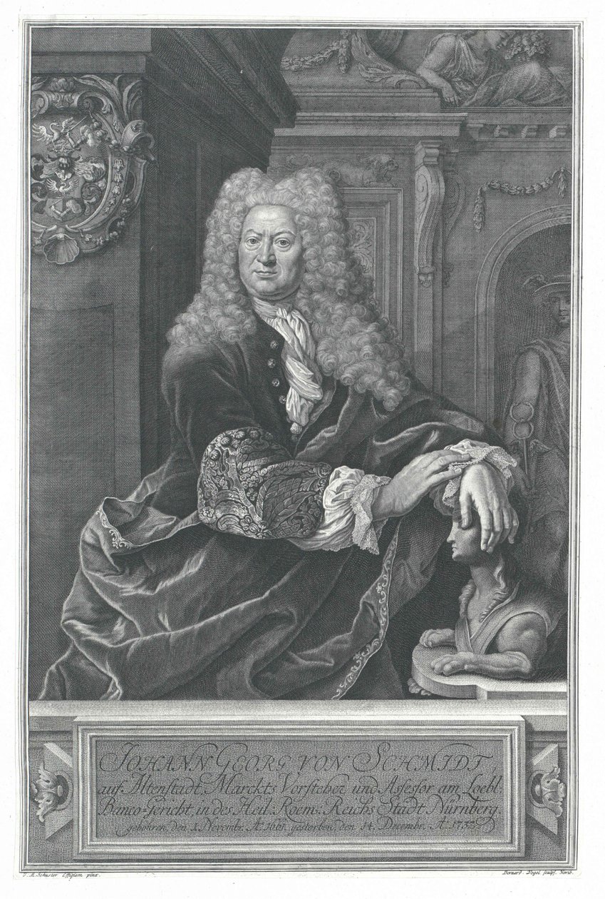 Johann Georg von Schmidt auf Altenstadt by Artist Unknown