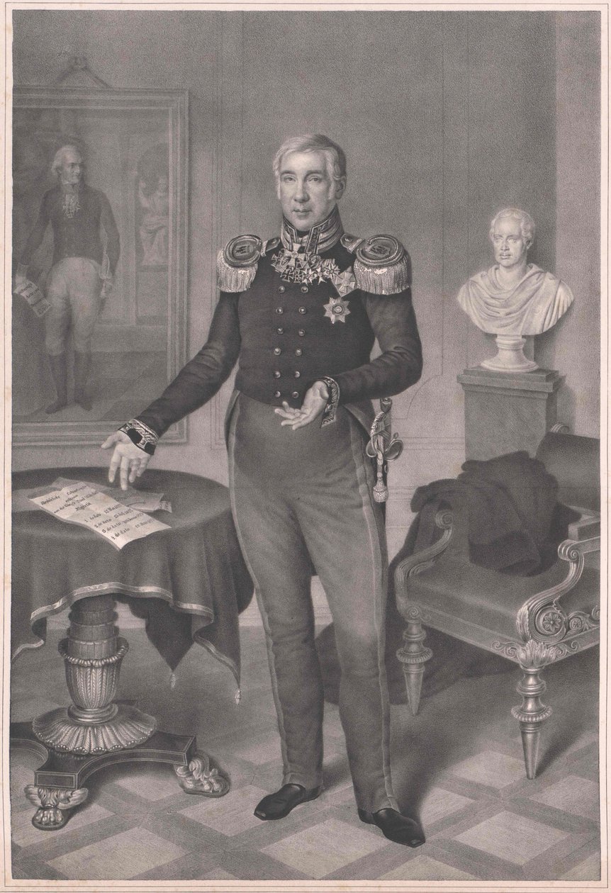 Johann Wilhelm von Wiebel by Artist Unknown