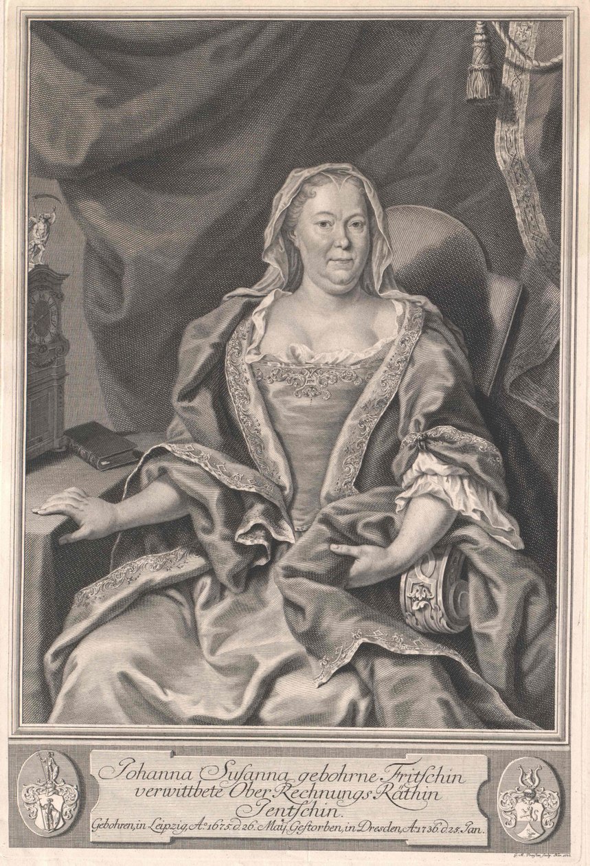 Johanna Susanna Fritsch by Artist Unknown