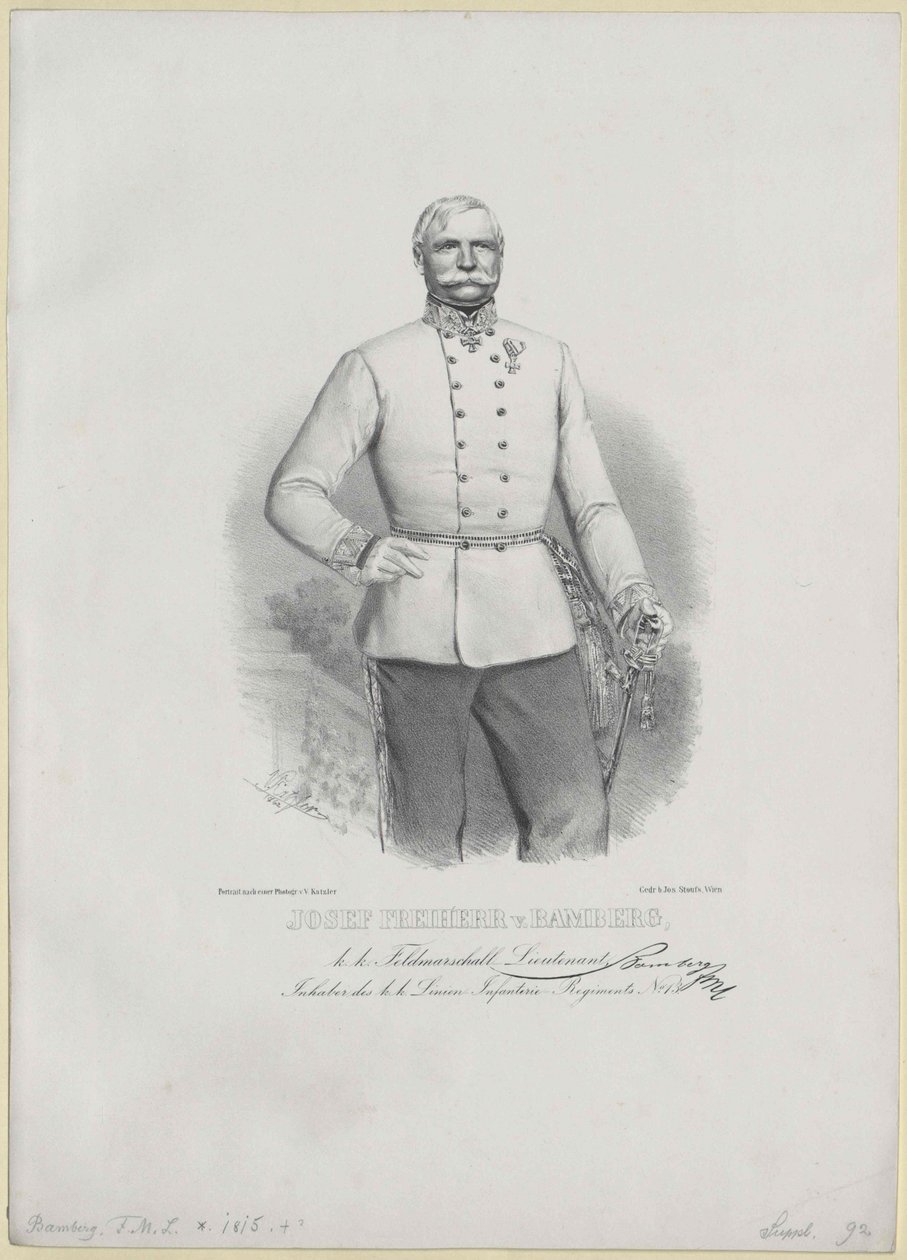 Joseph, Baron Bamberg by Artist Unknown