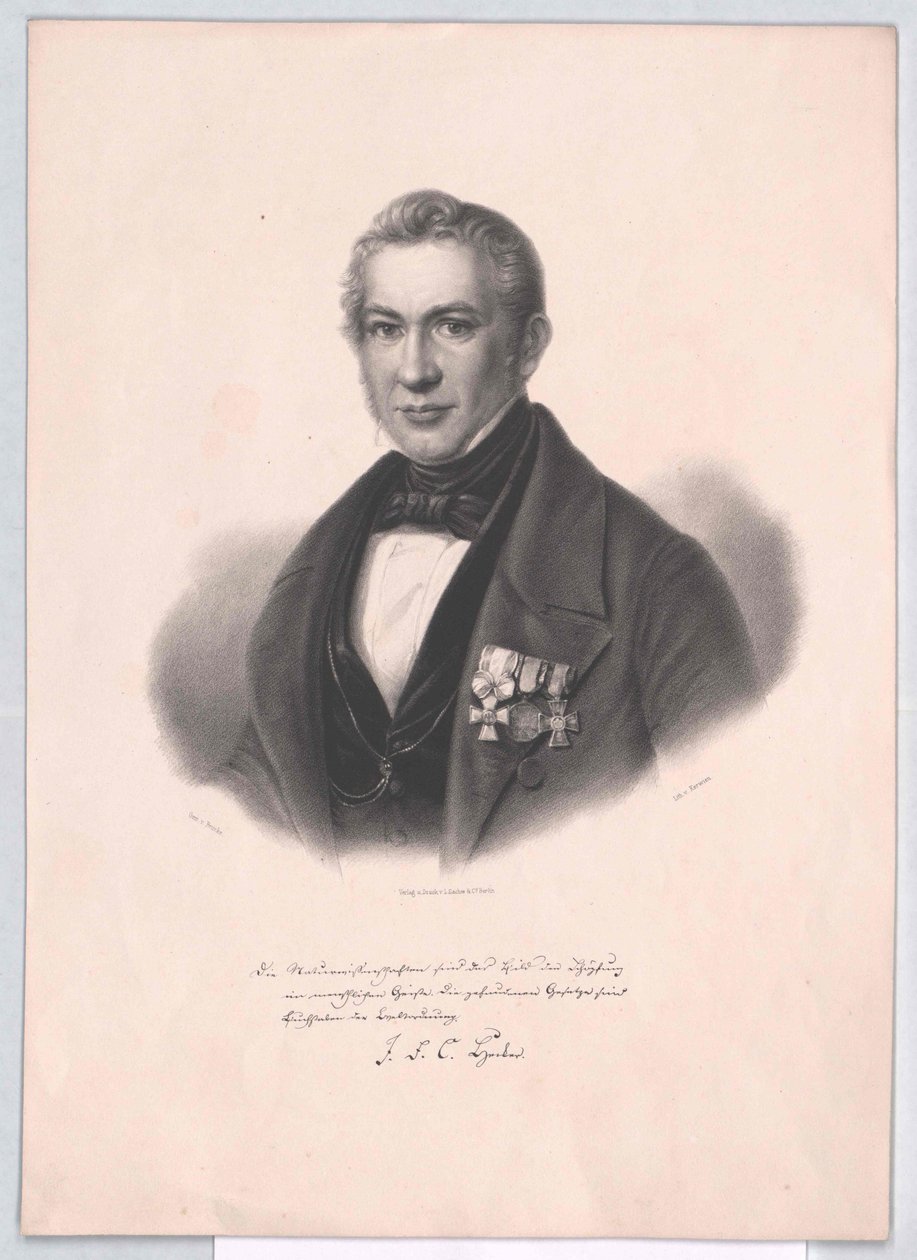 Karl Friedrich Franz Hecker by Artist Unknown