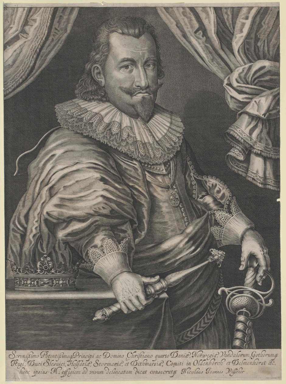 King Christian IV of Denmark by Artist Unknown