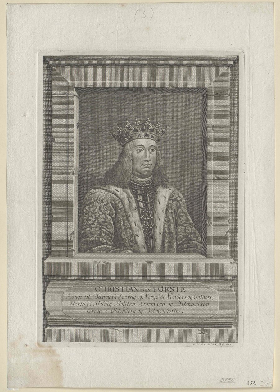 King of Denmark Christian I by Artist Unknown