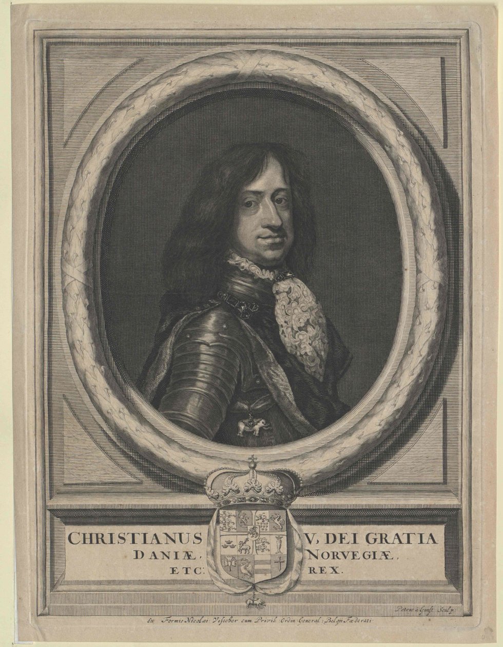 King Christian V of Denmark by Artist Unknown