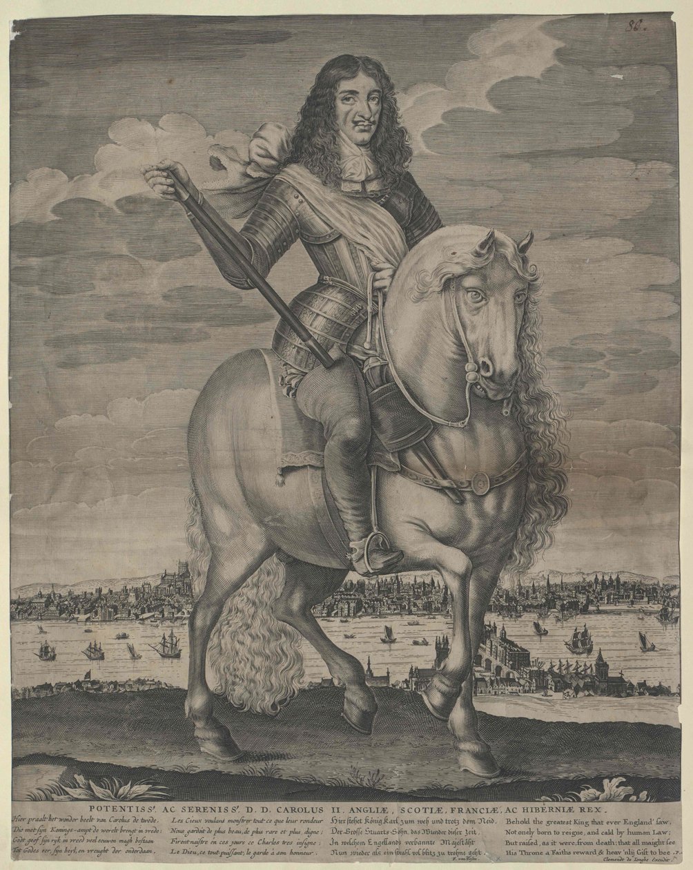 King of England Charles II by Artist Unknown
