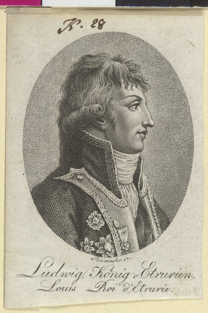 King of Etruria Ludwig by Artist Unknown