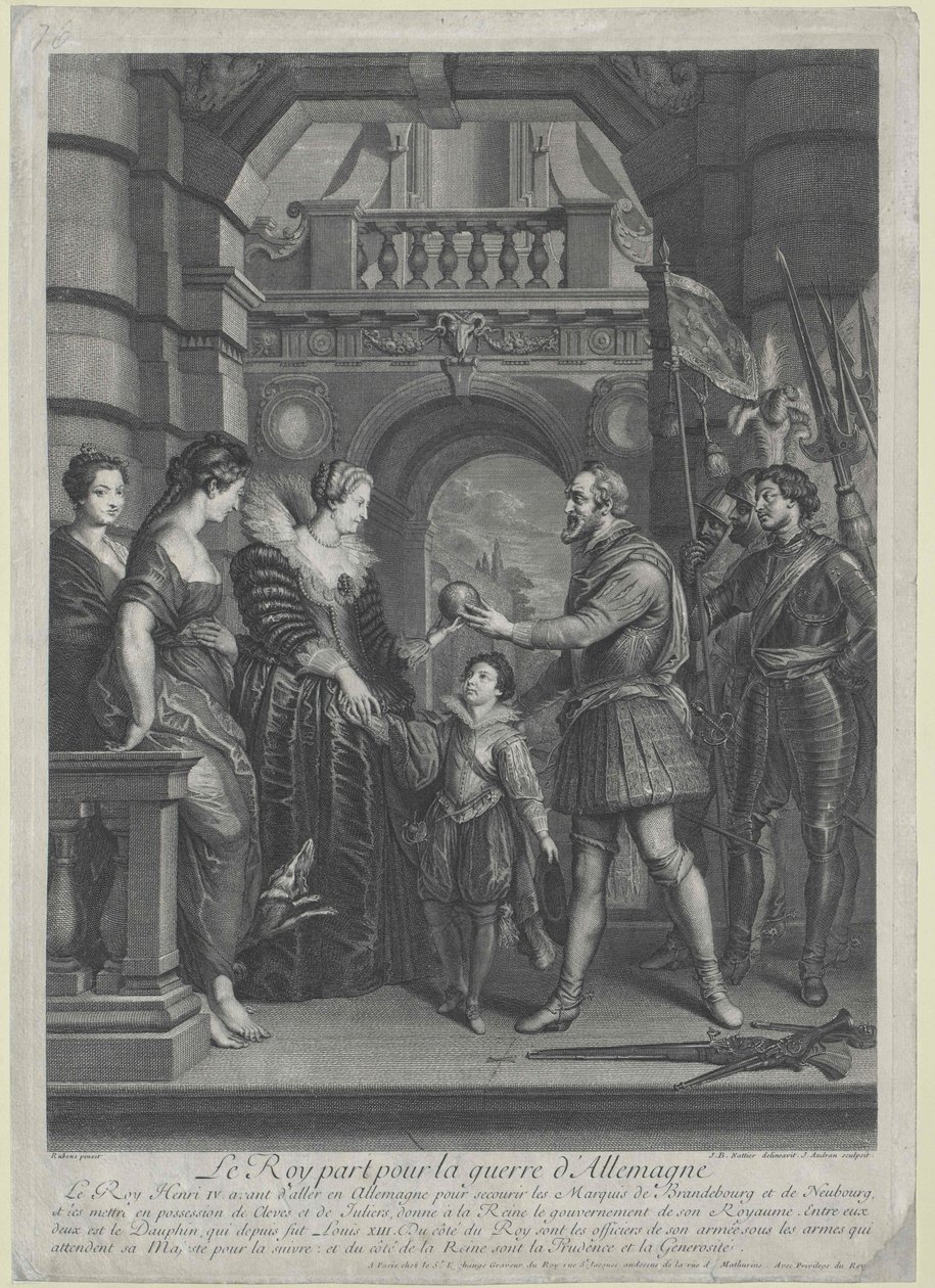 King of France Henry IV by Artist Unknown