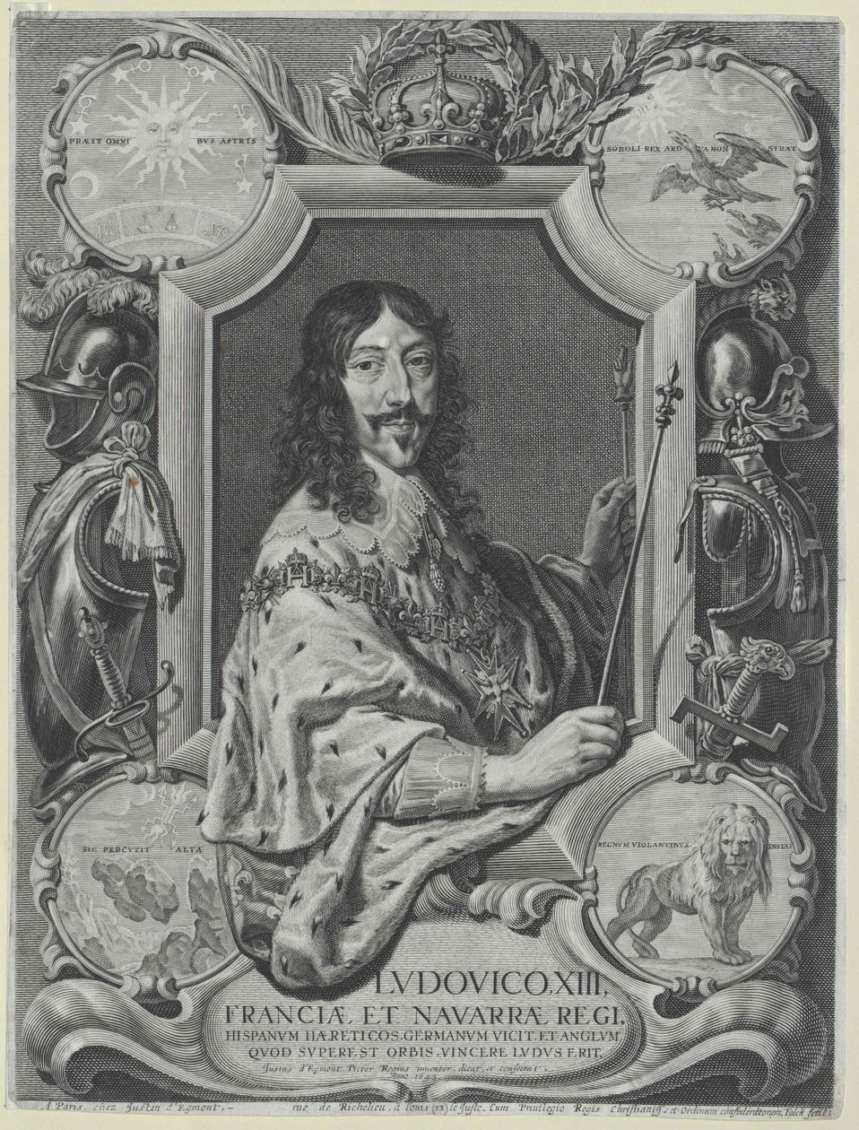 King of France Louis XIII by Artist Unknown