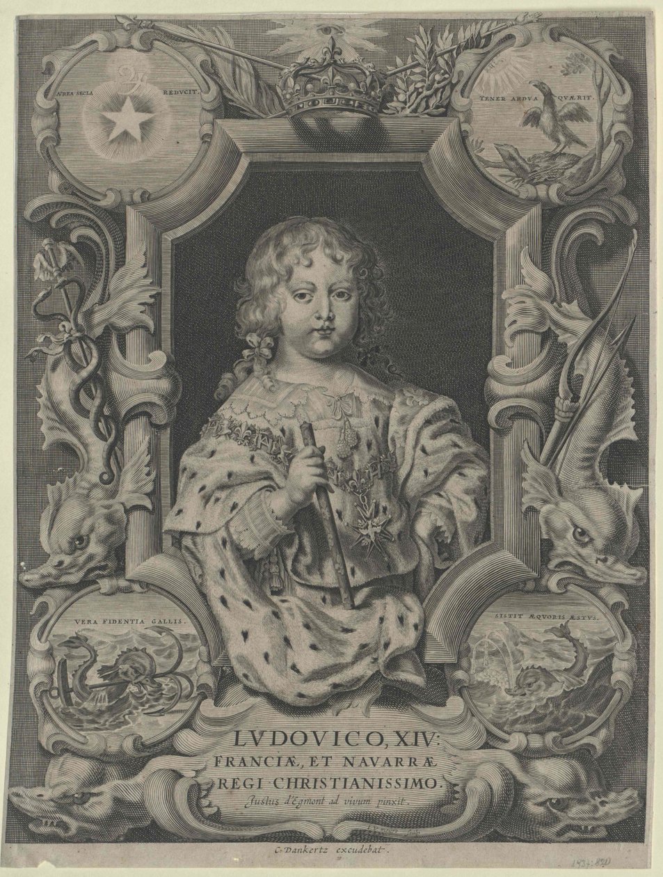 King of France Louis XIV by Artist Unknown