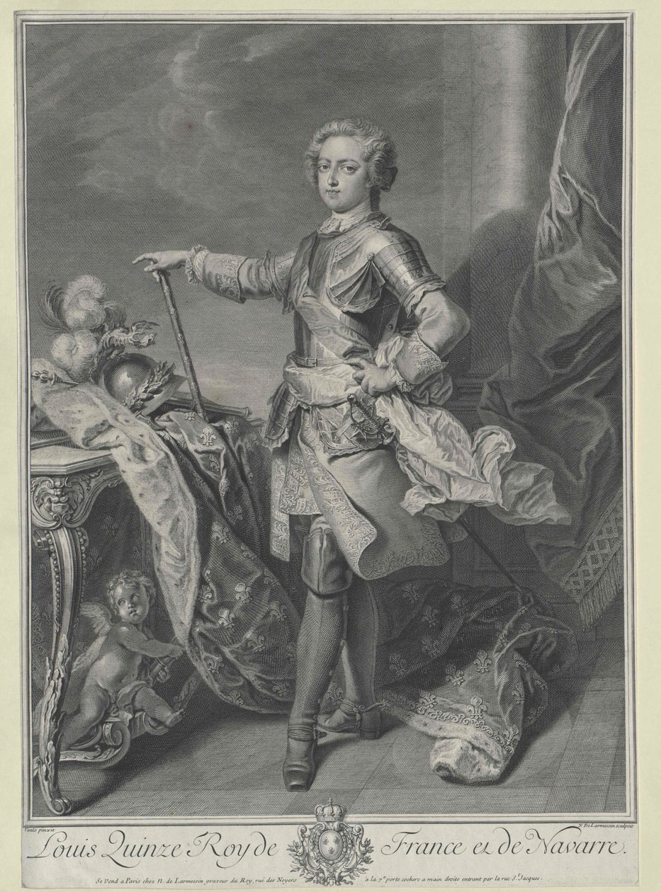 King of France Louis XV by Artist Unknown