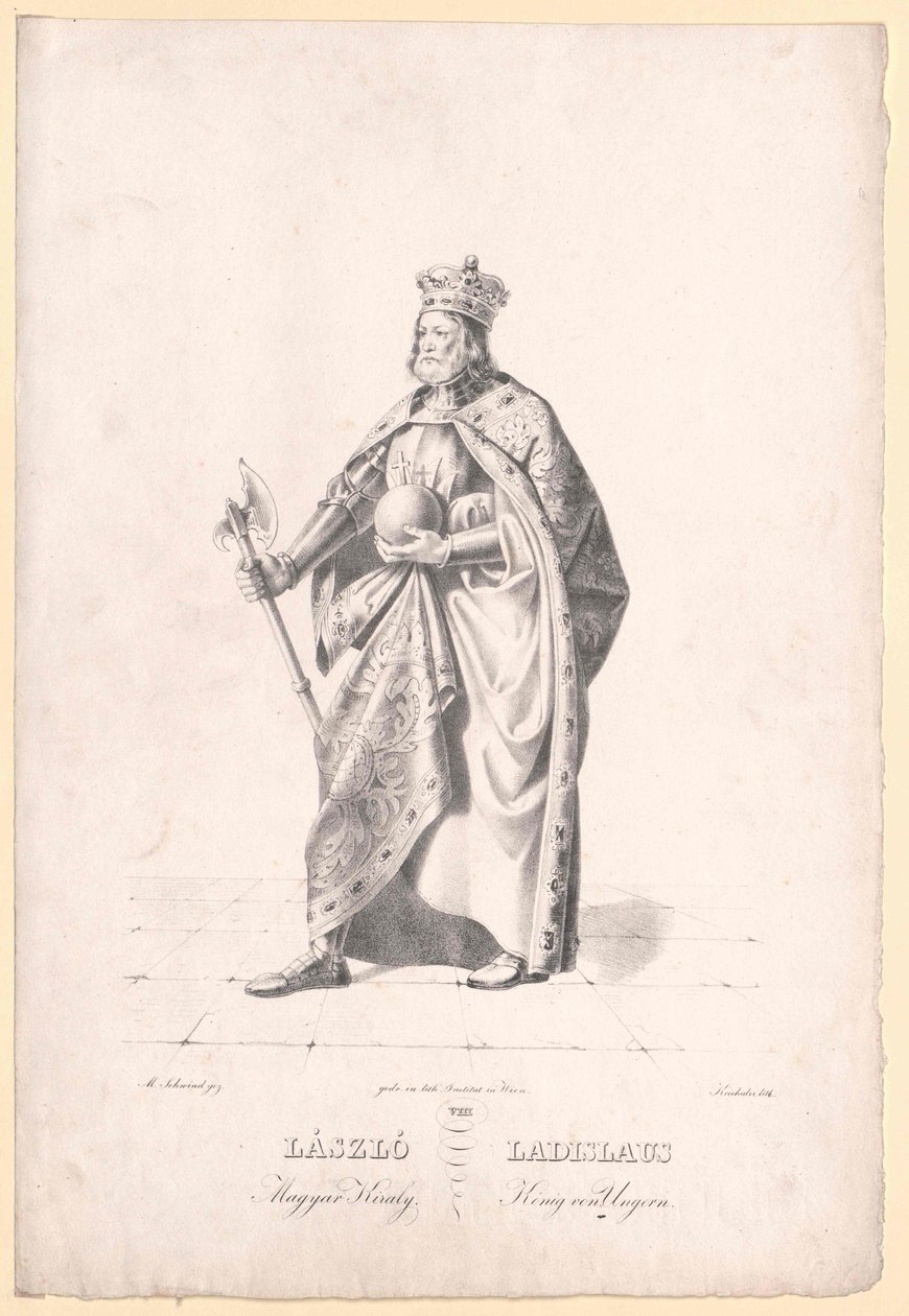 King of Hungary Saint Ladislaus I by Artist Unknown