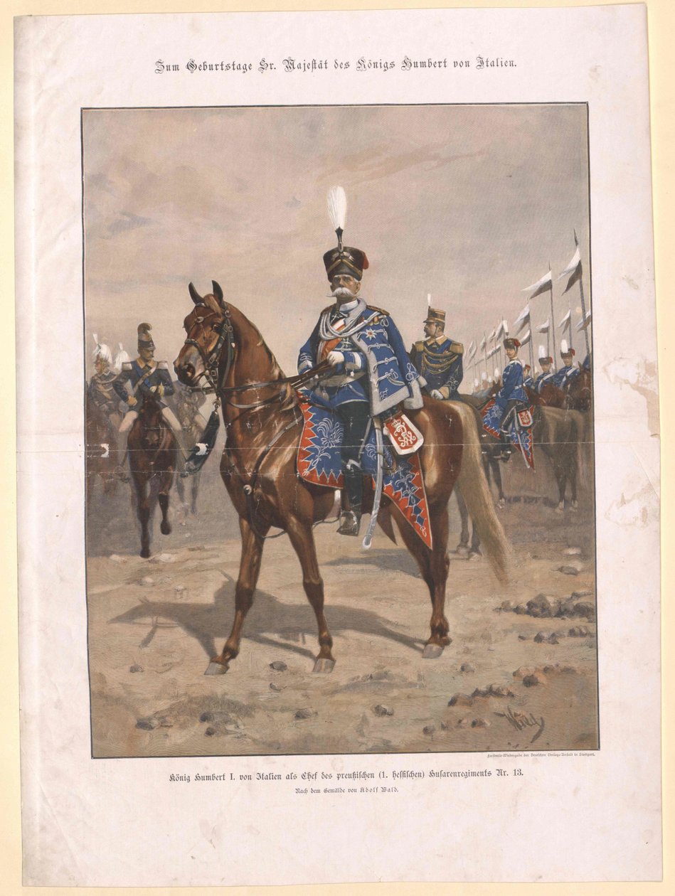 King Humbert I of Italy by Artist Unknown